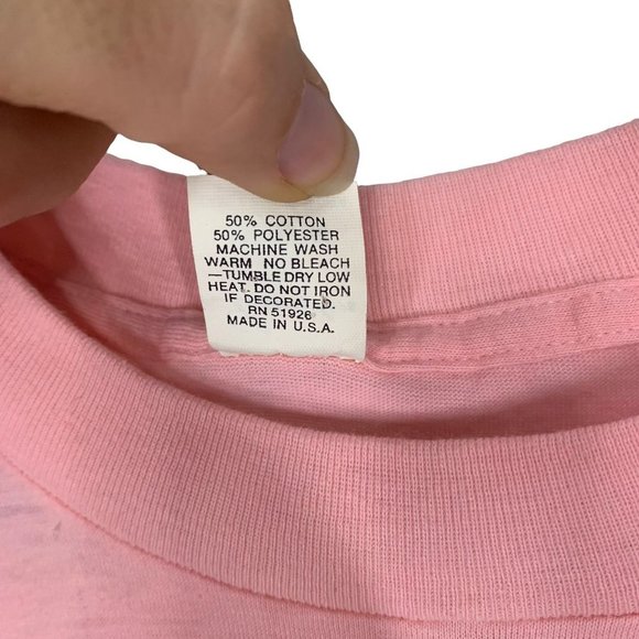 Vintage 90s Knotts Berry Farm Pink Kachina T Shirt Medium - Picture 4 of 7